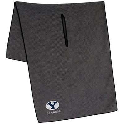 Serviette en microfibre grise de 19" x 41" Cougars BYU