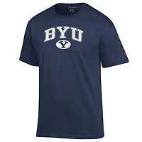 T-shirt à logo arqué Champion Royal BYU Cougars pour homme