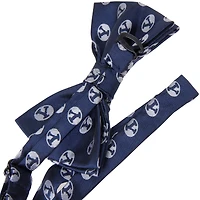 Nœud papillon à répétition BYU Cougars bleu pour homme
