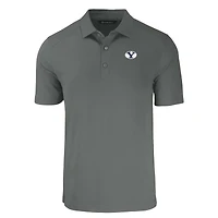Polo recyclé Forge Eco Stretch gris Cutter & Buck pour homme des Cougars de BYU, grandes tailles