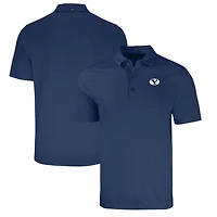 Polo recyclé Forge Eco Stretch pour homme, bleu marine chiné, des Cougars de BYU, taille grande et