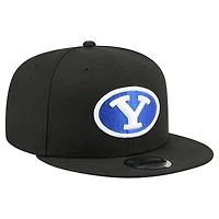 Men's New Era  Black BYU Cougars Team 9FIFTY Snapback Hat