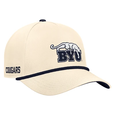 Men's Nike Natural BYU Cougars Vintage Rope Rise Adjustable Hat