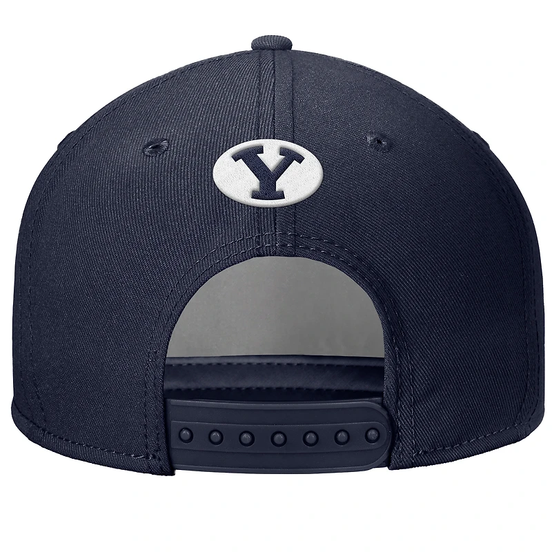 Men's Nike Navy BYU Cougars Rise Adjustable Hat