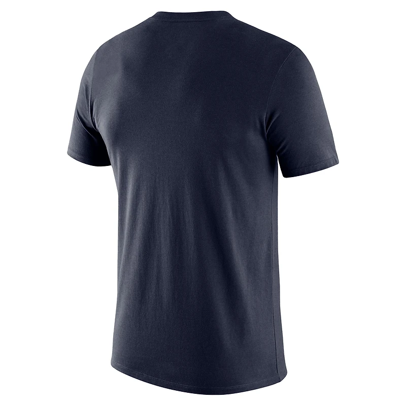 T-shirt Nike Dri-FIT bleu marine pour homme, modèle Sideline Legend des BYU Cougars