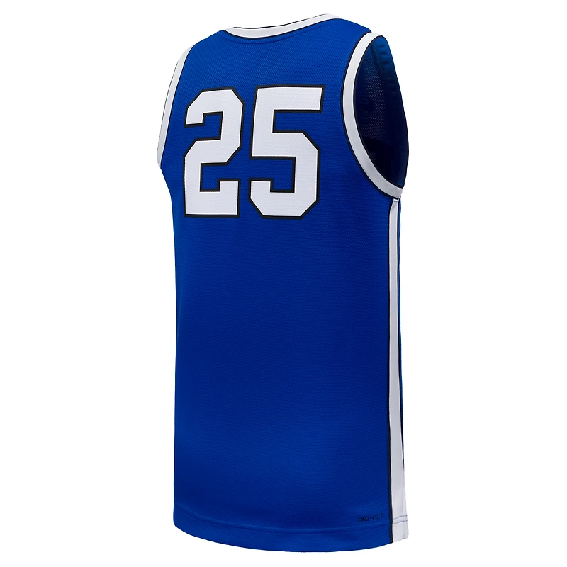 Men's Nike #25 Royal BYU Cougars Replica Basketball Jersey