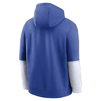 Men's Nike Royal BYU Cougars 2024 Sideline Club Fleece Pullover Hoodie