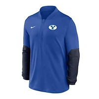 Men's Nike  Royal BYU Cougars Dri-FIT Half-Zip Pullover