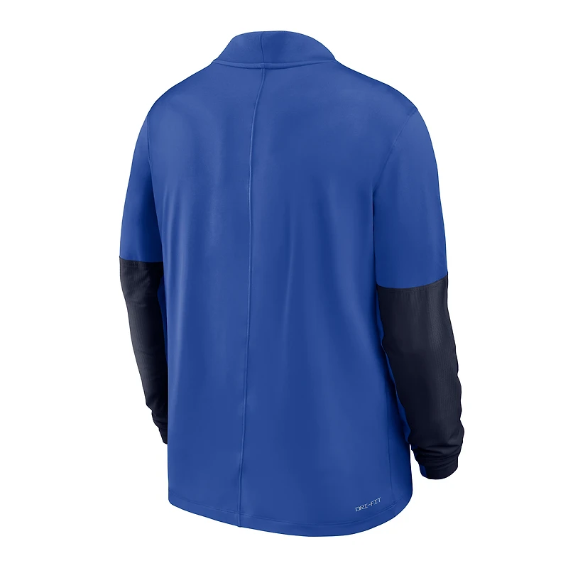 Men's Nike  Royal BYU Cougars Dri-FIT Half-Zip Pullover