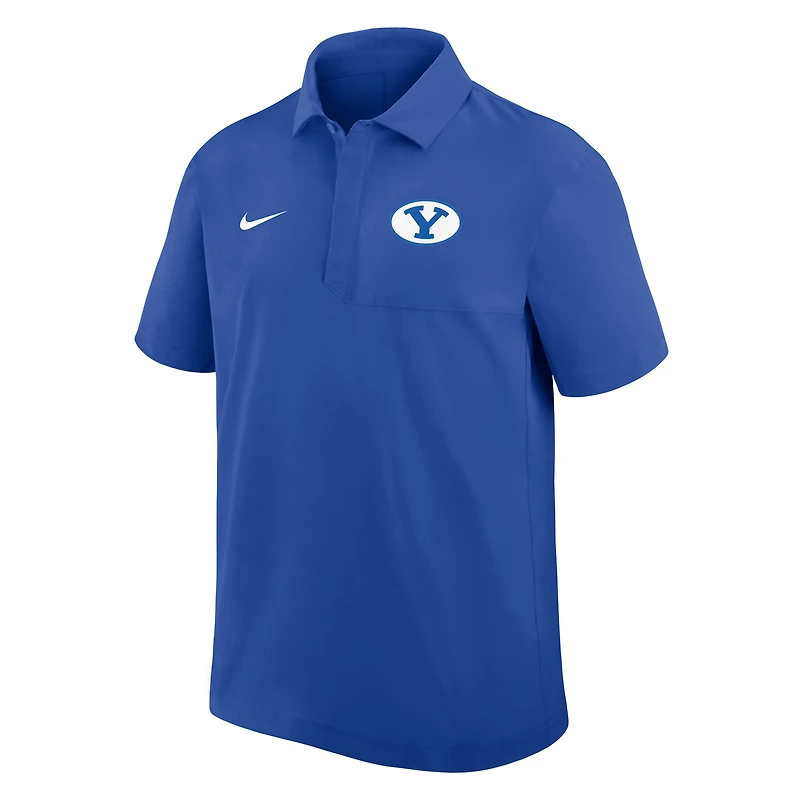 Polo tissé Nike Royal BYU Cougars pour homme
