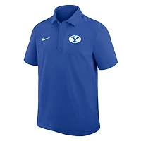 Men's Nike Royal BYU Cougars Woven Polo