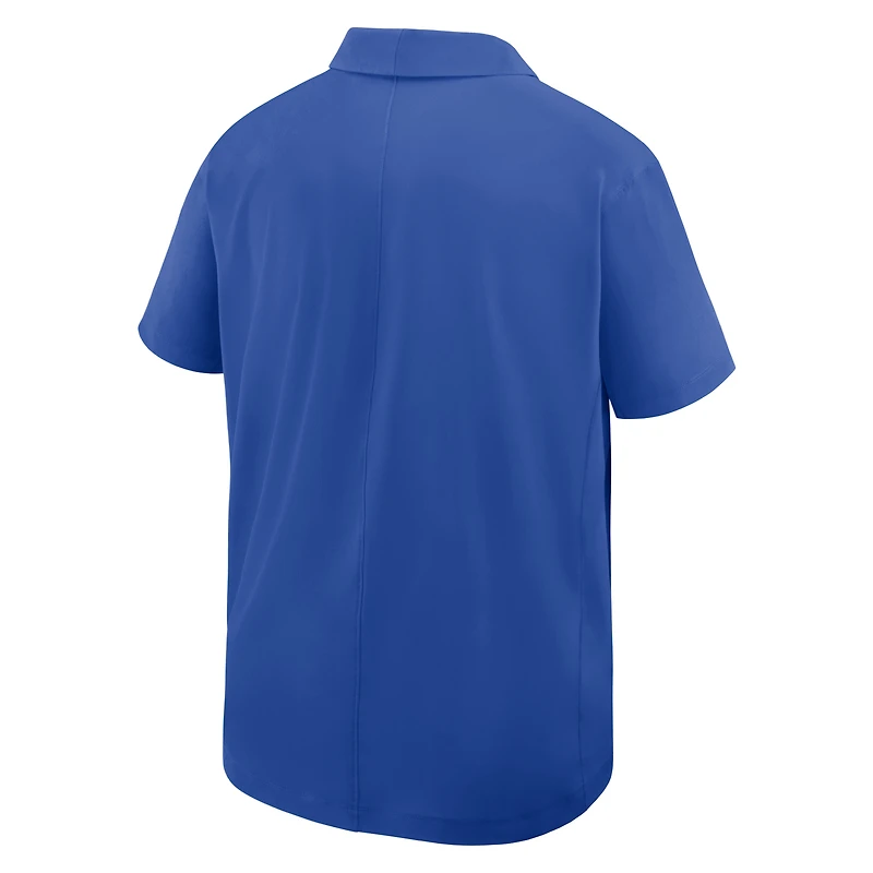 Polo tissé Nike Royal BYU Cougars pour homme