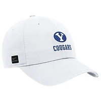 Casquette ajustable Nike blanche BYU Cougars 2025 On-Field Club pour homme