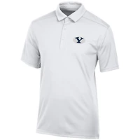 Polo classique jacquard blanc pour homme BYU Cougars