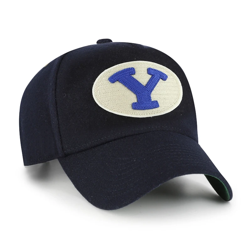 Unisex '47 Navy BYU Cougars Collections Golden Age Offside DT Adjustable Hat