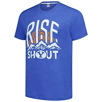 T-shirt bleu roi BYU Rise and Shout V168803 TEEMENSCR