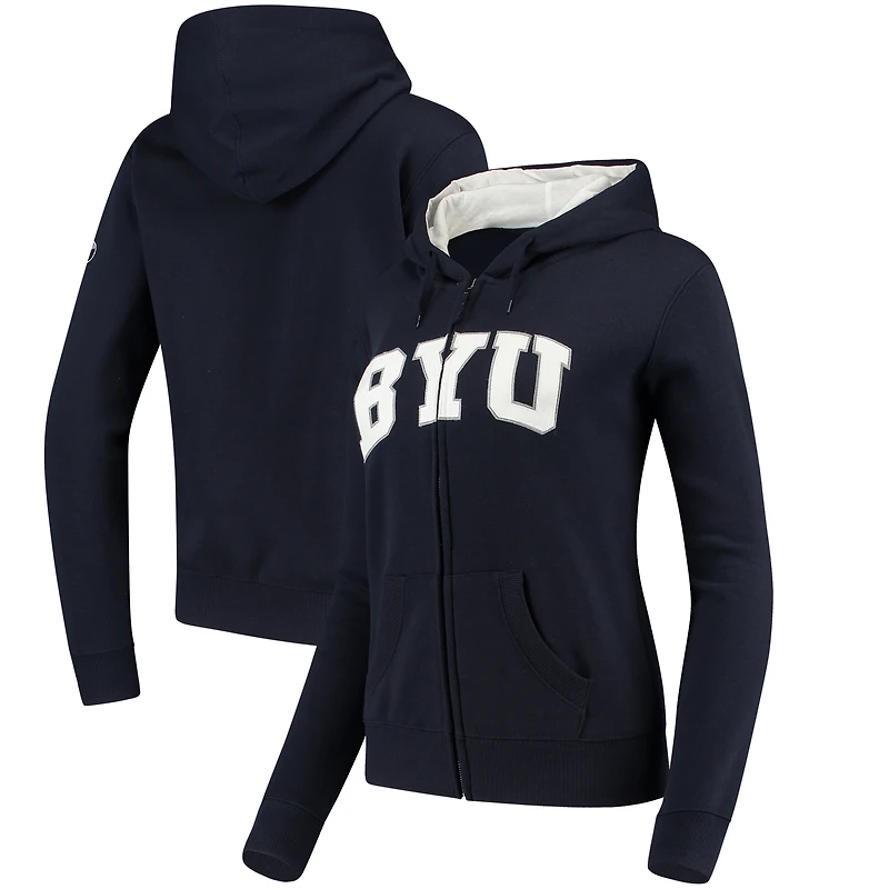 Chandail à capuchon avec nom arqué pour femme Stadium Athletic bleu marine BYU Cougars