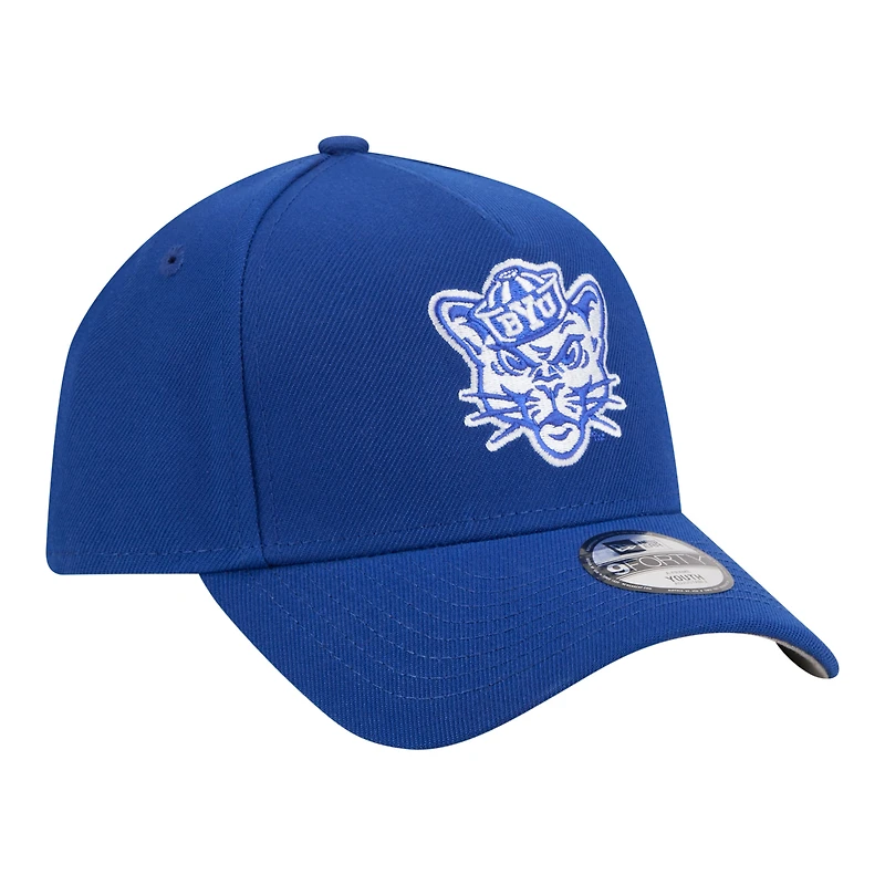 Casquette ajustable New Era Royal BYU Cougars 9FORTY pour jeunes