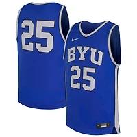 Youth Nike #25 Royal BYU Cougars Replica Basketball Jersey