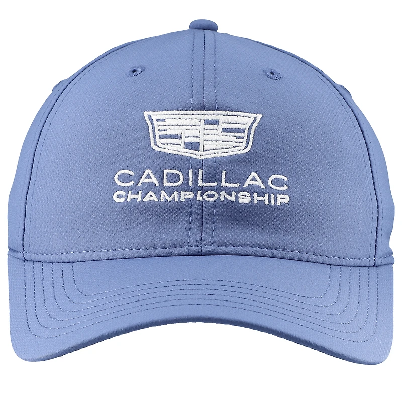 Men's Ahead White Cadillac Championship Frio Ultimate Fit AeroSphere Tech Adjustable Hat