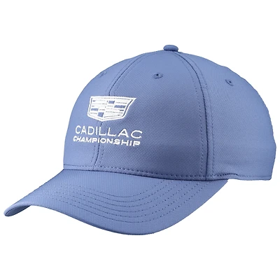 Men's Ahead White Cadillac Championship Frio Ultimate Fit AeroSphere Tech Adjustable Hat