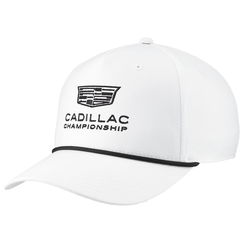 Men's Ahead White/Black Cadillac Championship Alto Rope Adjustable Hat