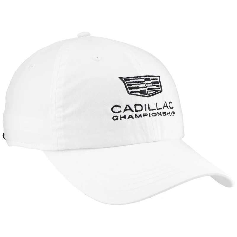 Chapeau Shawmut léger et ajustable pour homme Ahead White Cadillac Championship
