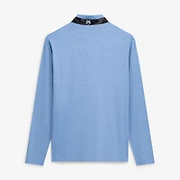 Pull-over à col zippé Greyson Clothiers bleu clair Cadillac Championship Guide Sport pour homme