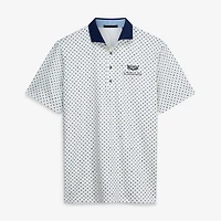 Polo Greyson Clothiers blanc Cadillac Championship G Squared pour homme
