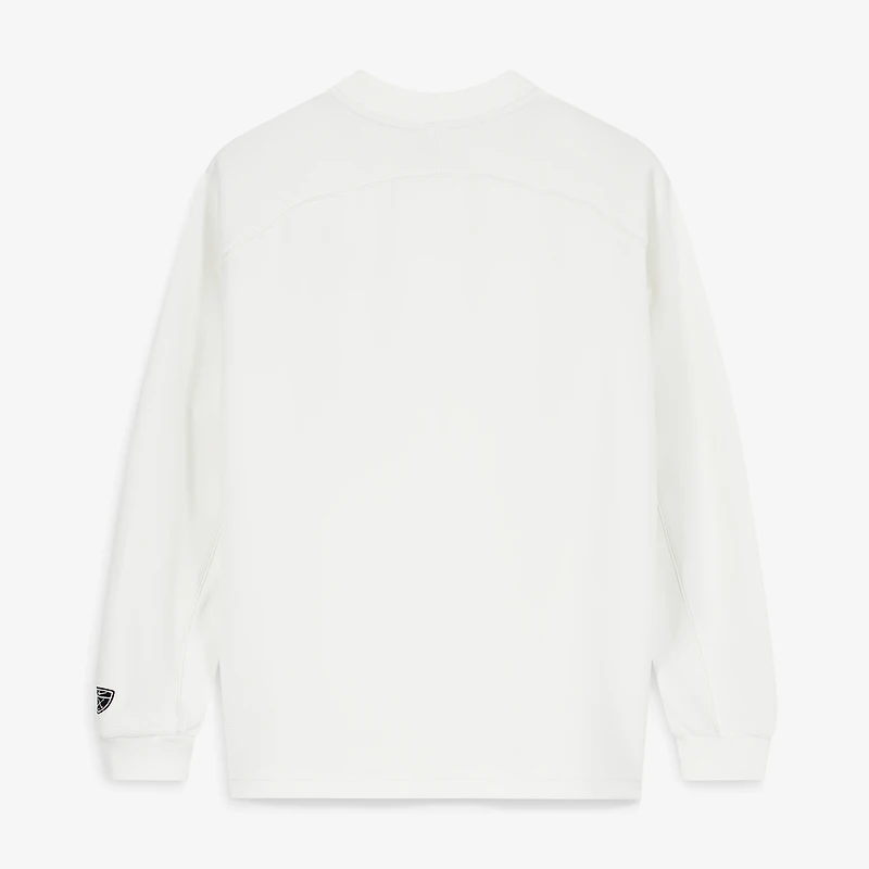 Pull-over Nike Cadillac Championship Therma-FIT Par demi-zip blanc pour homme