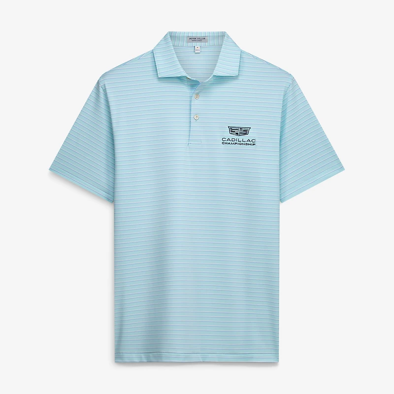 Polo Peter Millar Mint Cadillac Championship Dunnes Performance Jersey pour homme
