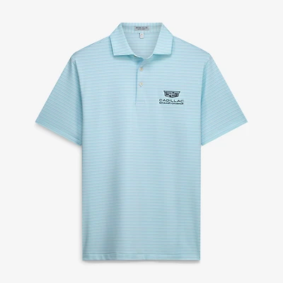 Polo Peter Millar Mint Cadillac Championship Dunnes Performance Jersey pour homme