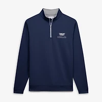 Men's Peter Millar Navy Cadillac Championship Perth Performance Quarter-Zip Pullover