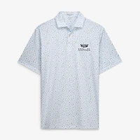 Men's Peter Millar White Cadillac Championship Goalie Performance Jersey Polo