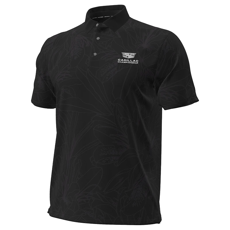 Polo Under Armour Cadillac Championship Dry Azalea Jacquard pour homme