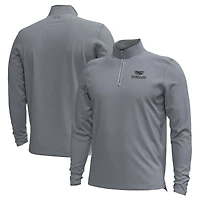 Men's Under Armour  Gray Cadillac Championship Aura Quarter-Zip Pullover