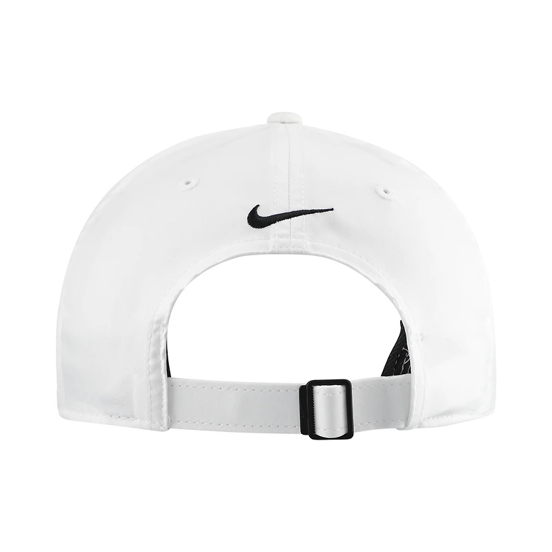 Casquette unisexe Nike blanche Cadillac Championship Club Dri-FIT ajustable