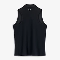 Polo sans manches Nike Cadillac Championship Dri-FIT Victory noir pour femme