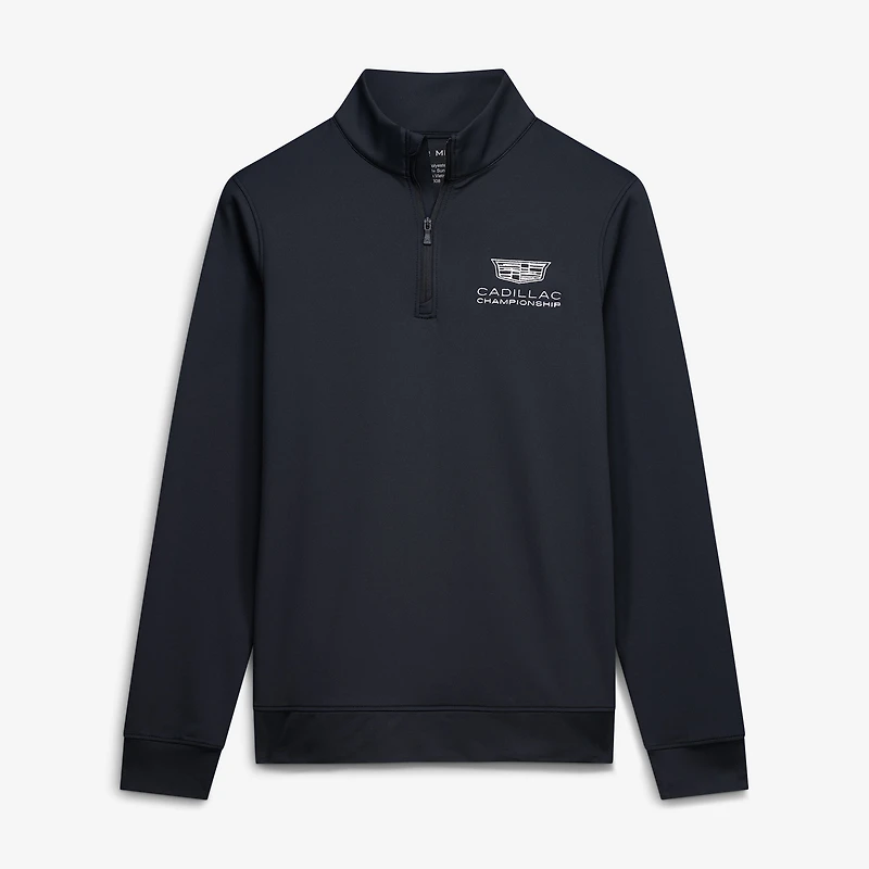 Pull à col zippé Peter Millar Black Cadillac Championship Perth Essential Performance pour femme