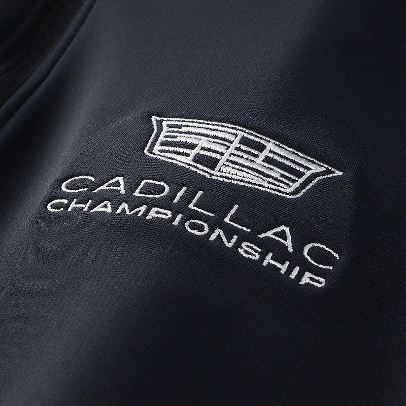 Pull à col zippé Peter Millar Black Cadillac Championship Perth Essential Performance pour femme