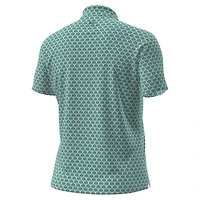Polo imprimé Under Armour Mint Cadillac Championship Dry pour femme