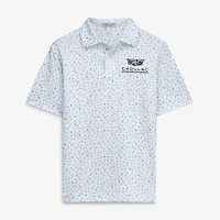 Youth Peter Millar White Cadillac Championship Goalie Performance Jersey Polo