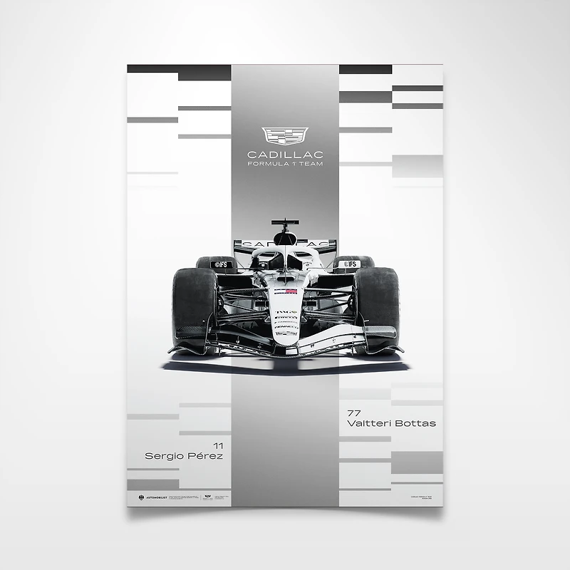 Cadillac F1 Team Welcome to the Grid 17" x 26" Poster