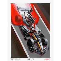 Cadillac F1 Team x ODITI - Affiche artistique 30" x 40" Grand Prix d'Autriche 2026