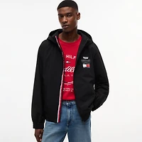Men's Tommy Hilfiger x Cadillac F1 Team Black Full-Zip Hooded Windbreaker