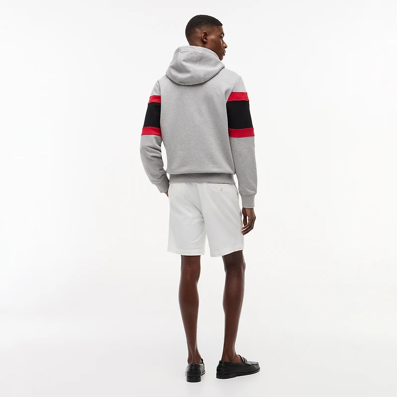 Men's Tommy Hilfiger x Cadillac F1 Team Red Colorblock Stripe Hoodie