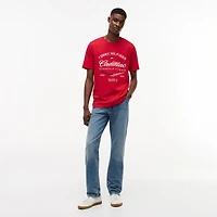 Men's Tommy Hilfiger x Cadillac F1 Team Red Collab Graphic T-Shirt