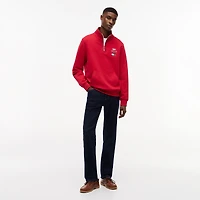 Men's Tommy Hilfiger x Cadillac F1 Team Red Quarter-Zip Logo Sweatshirt