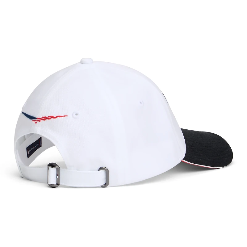 Men's Tommy Hilfiger x Cadillac F1 Team White/Black Script Adjustable Hat