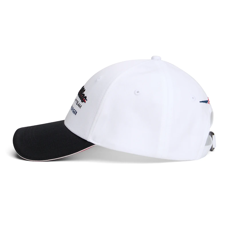 Men's Tommy Hilfiger x Cadillac F1 Team White/Black Script Adjustable Hat